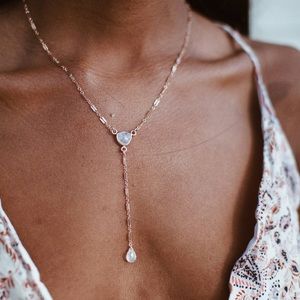Luna Moonstone Necklace
